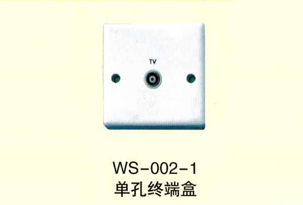 WS-004-01一體(tǐ)化雙孔終端盒/WS-005-01一體(tǐ)化雙孔終端盒